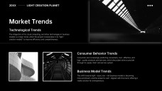 Templat PowerPoint Pelan Perniagaan Monokrom Percuma