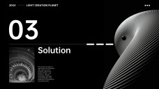 Templat PowerPoint Pelan Perniagaan Monokrom Percuma