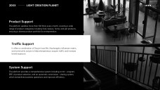 Templat PowerPoint Pelan Perniagaan Monokrom Percuma