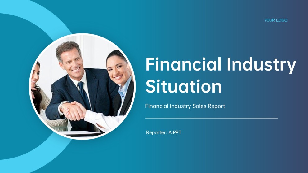 Gradient Business Strategy PowerPoint Template