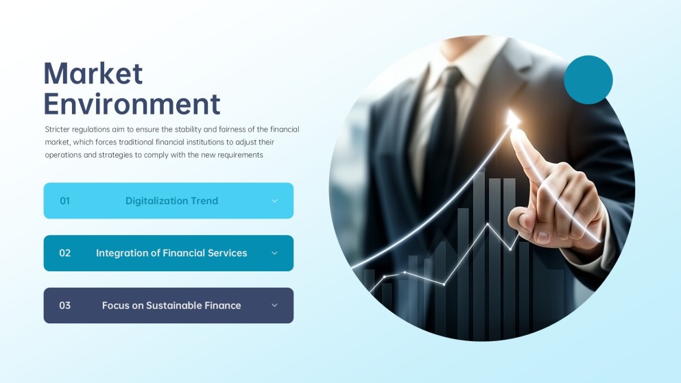 Gradient Business Strategy PowerPoint Template