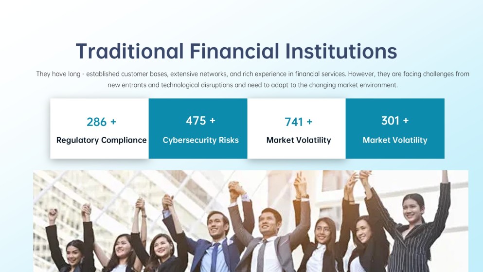 Gradient Business Strategy PowerPoint Template