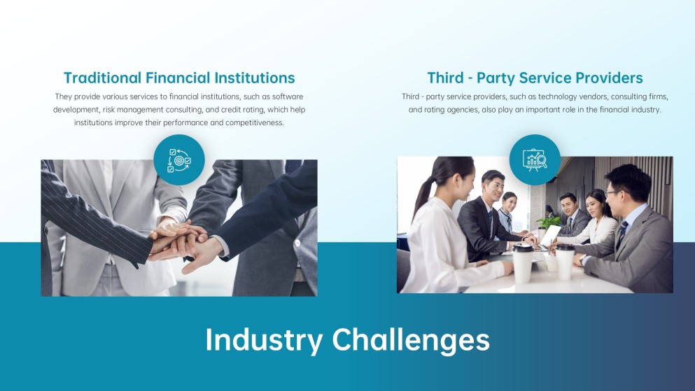 Gradient Business Strategy PowerPoint Template