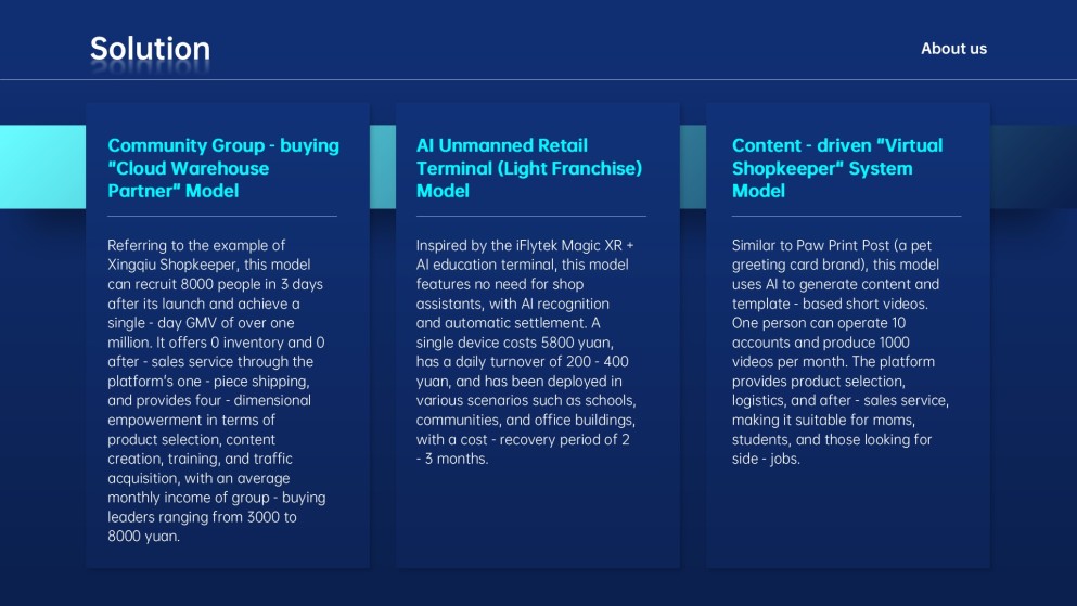 Plantilla de PowerPoint para Plan de Negocios Corporativo Deep Blue