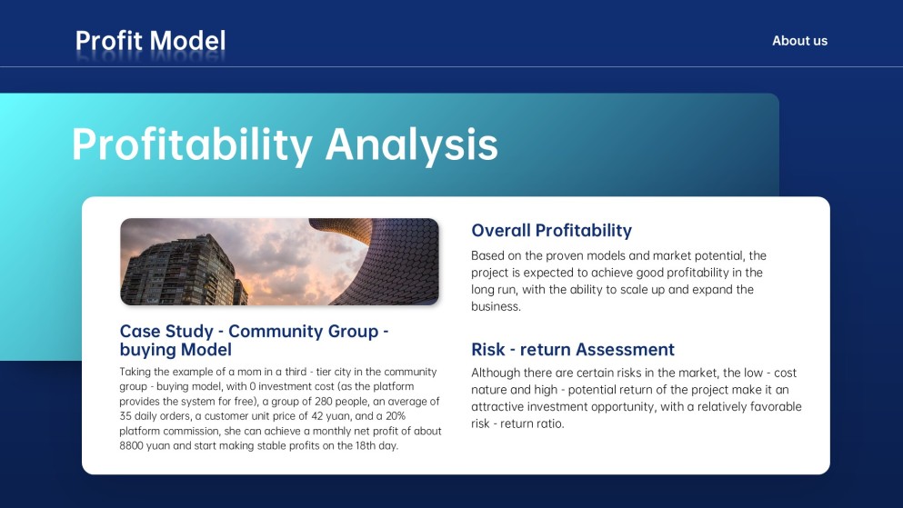 Plantilla de PowerPoint para Plan de Negocios Corporativo Deep Blue