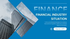 Professional Blue Business Finance PPT Template
