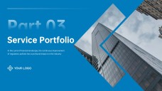 Professional Blue Business Finance PPT Template