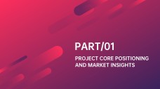 Modèle de présentation de plan d'affaires à dégradé vibrant