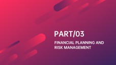 Modèle de présentation de plan d'affaires à dégradé vibrant