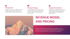 Modèle de présentation de plan d'affaires à dégradé vibrant