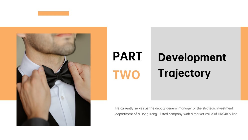 Digital Business Card PowerPoint Template