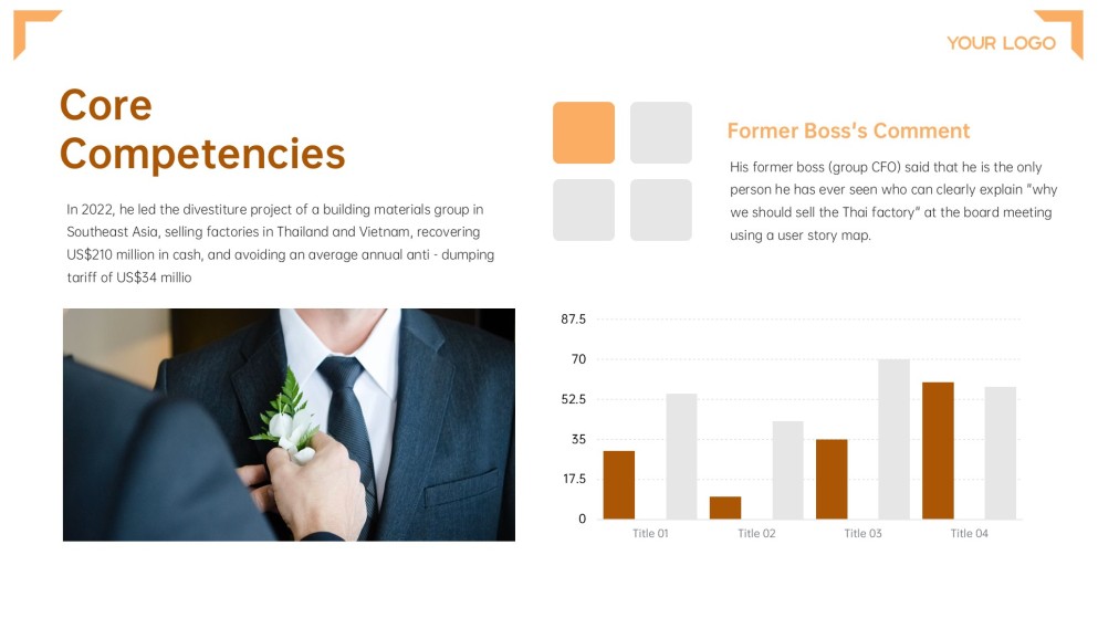 Digital Business Card PowerPoint Template