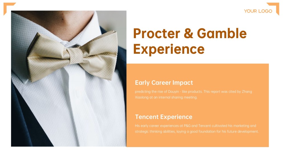 Digital Business Card PowerPoint Template