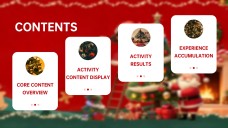 Plantilla de PowerPoint Navideña 3D para Marketing