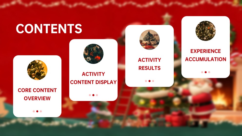 Plantilla de PowerPoint Navideña 3D para Marketing