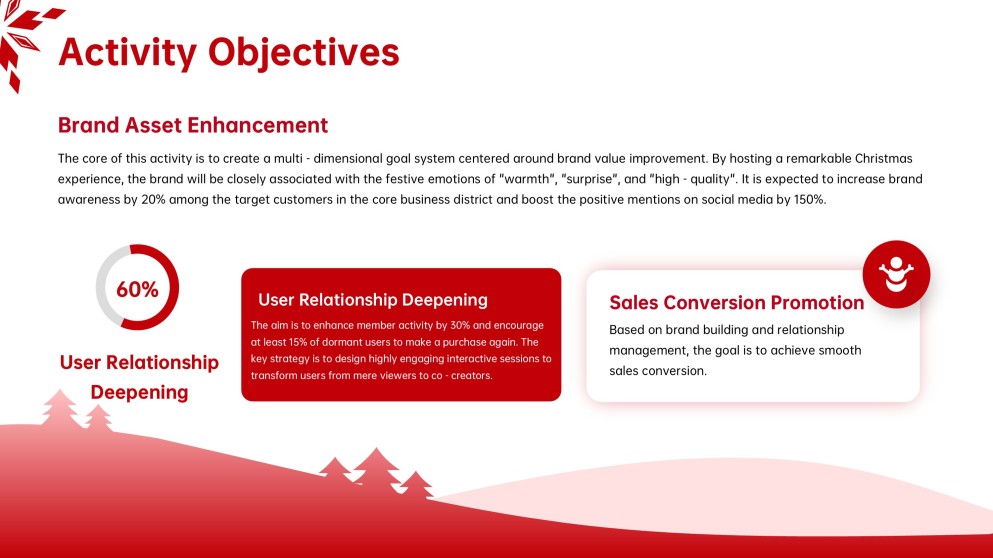 Plantilla de PowerPoint Navideña 3D para Marketing