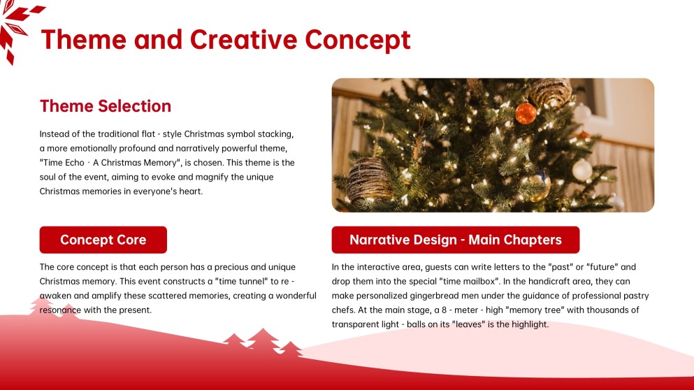 Plantilla de PowerPoint Navideña 3D para Marketing