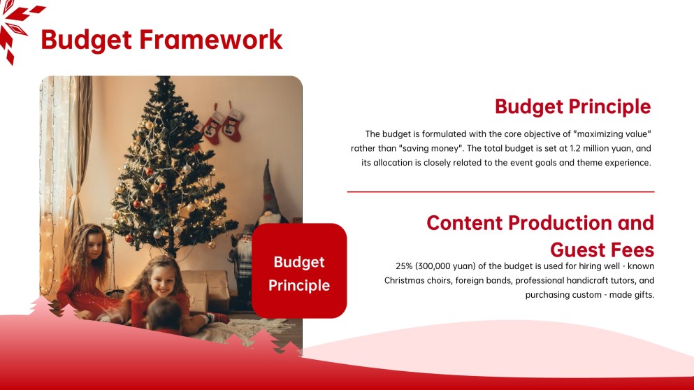 Plantilla de PowerPoint Navideña 3D para Marketing