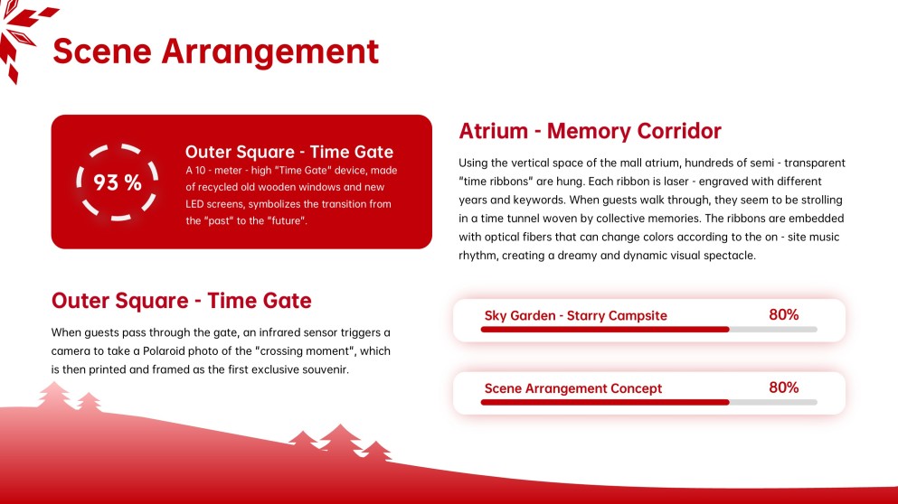 Plantilla de PowerPoint Navideña 3D para Marketing