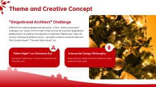 Plantilla de PowerPoint Navideña 3D para Marketing