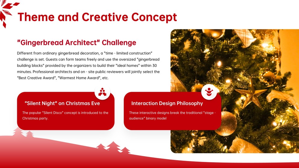 Plantilla de PowerPoint Navideña 3D para Marketing