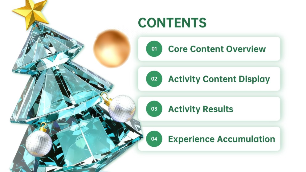 Креативный шаблон для презентаций на Рождество и Новый год