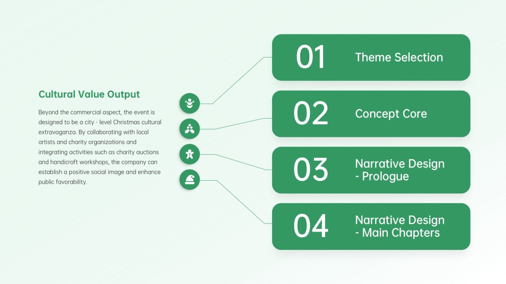 Креативный шаблон для презентаций на Рождество и Новый год