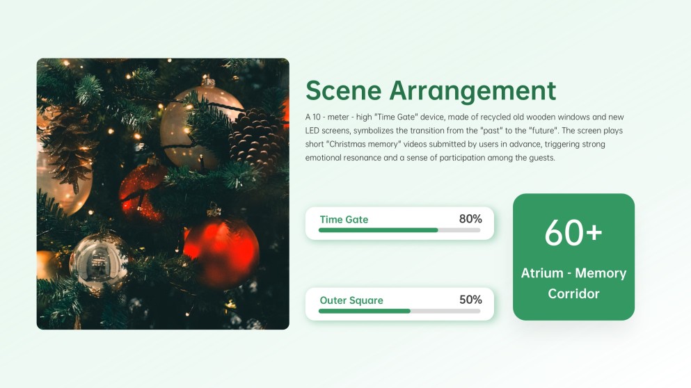 Креативный шаблон для презентаций на Рождество и Новый год
