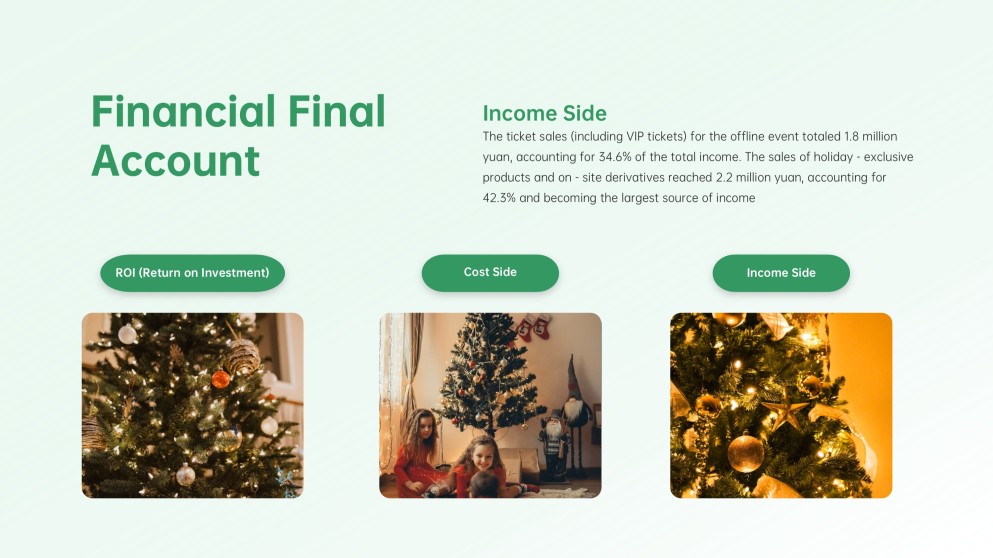 Креативный шаблон для презентаций на Рождество и Новый год