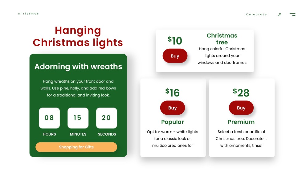 Elegant & Free Christmas PowerPoint Template Download