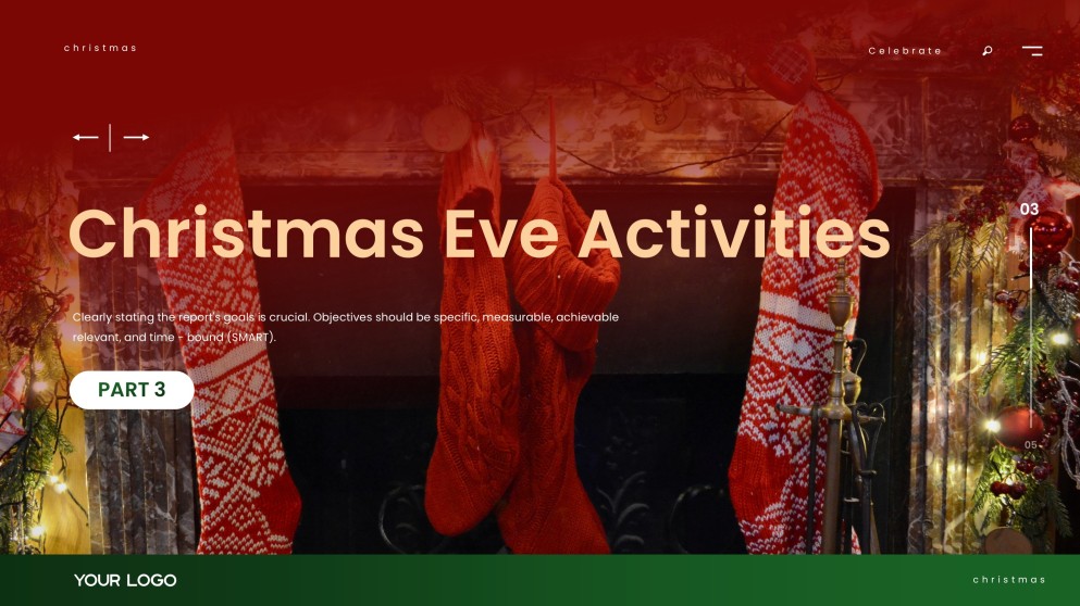 Elegant & Free Christmas PowerPoint Template Download