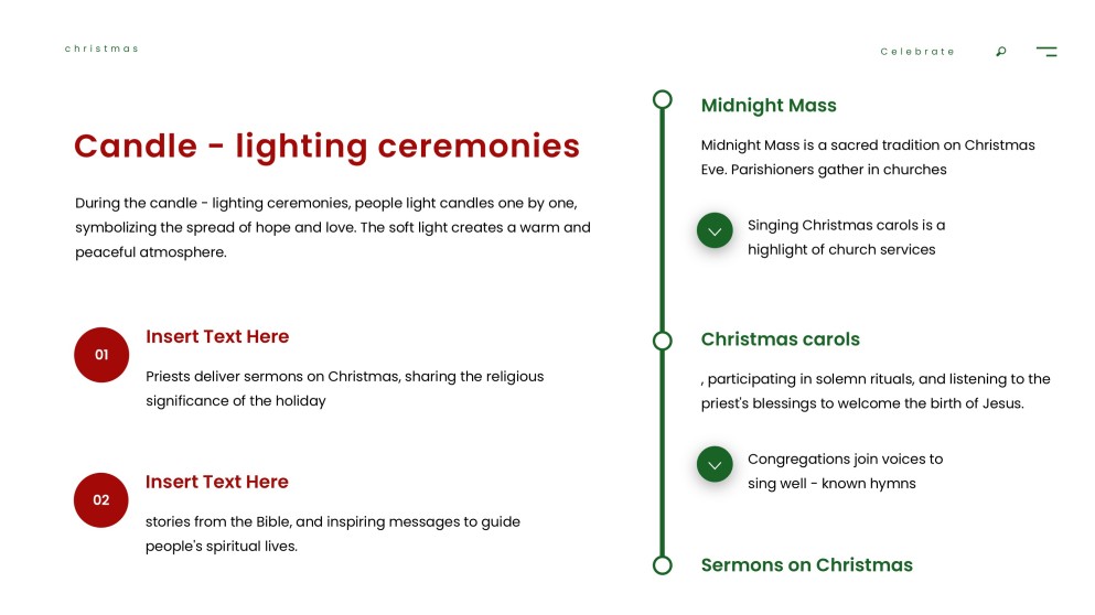 Elegant & Free Christmas PowerPoint Template Download