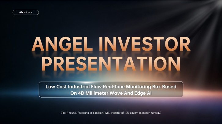 Free Angel Investor Pitch Deck Template: Black & Yellow