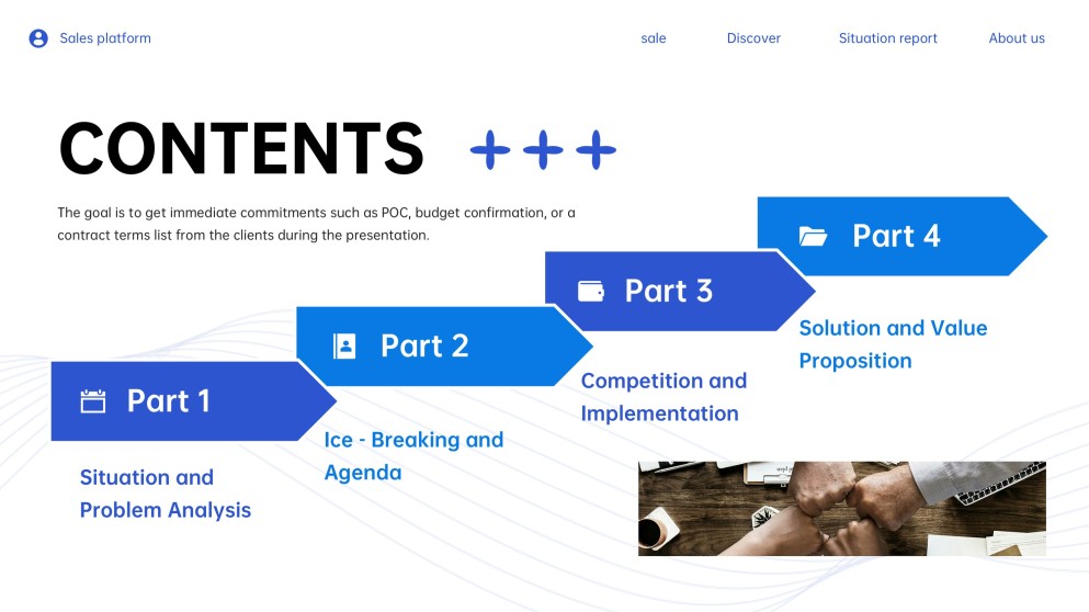 Professional Blue Business Proposal PowerPoint Template