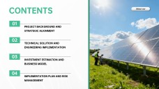 Fresh Green Business Plan Presentation Template