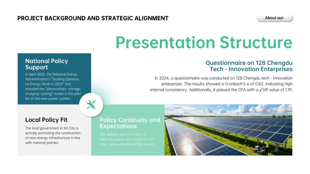 Fresh Green Business Plan Presentation Template