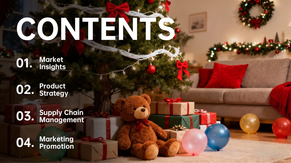 Christmas Gift Guide PowerPoint Template