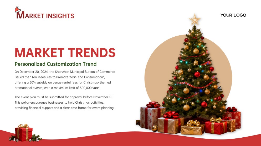 Christmas Gift Guide PowerPoint Template