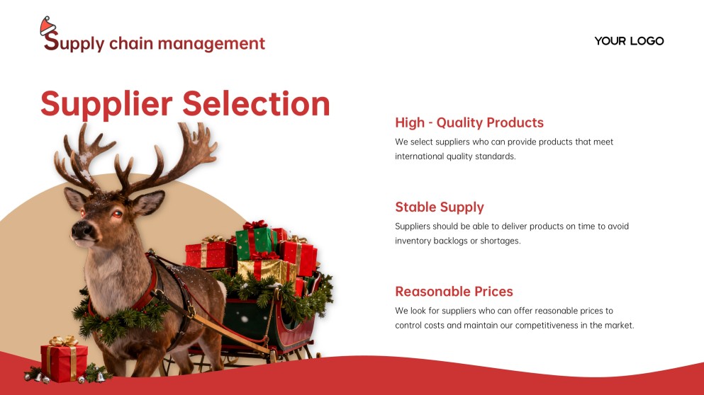 Christmas Gift Guide PowerPoint Template