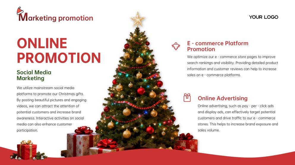 Christmas Gift Guide PowerPoint Template