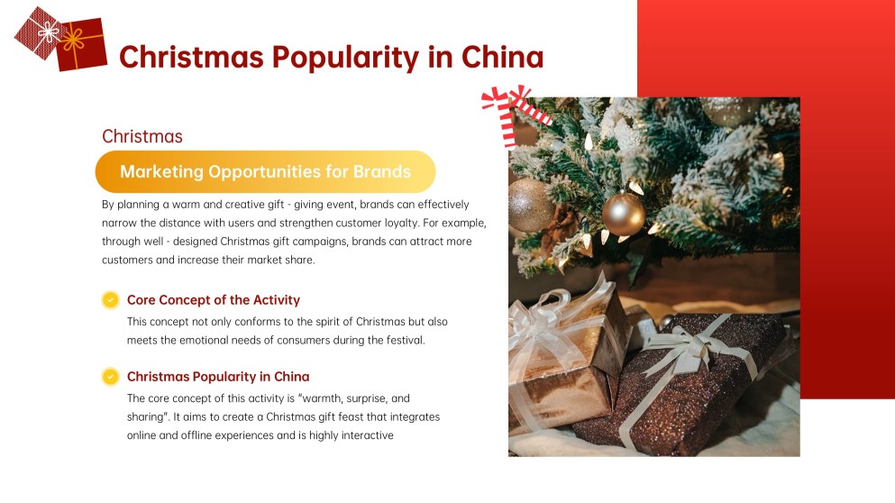 Plantilla de PowerPoint para Presentación de Navidad Adorable