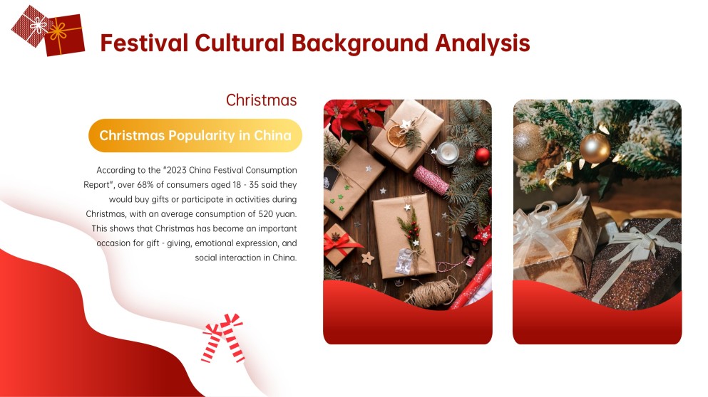 Plantilla de PowerPoint para Presentación de Navidad Adorable