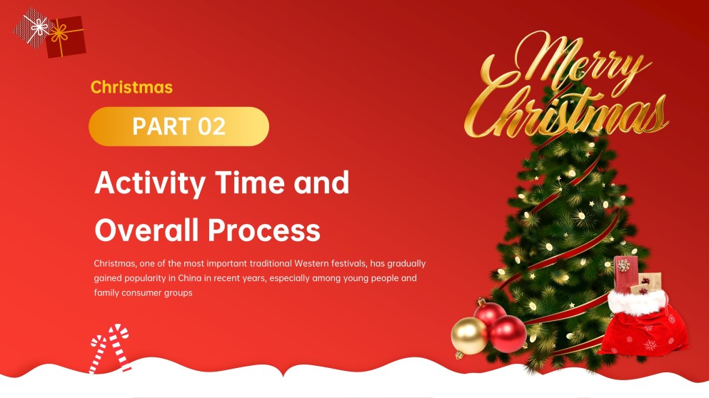 Plantilla de PowerPoint para Presentación de Navidad Adorable