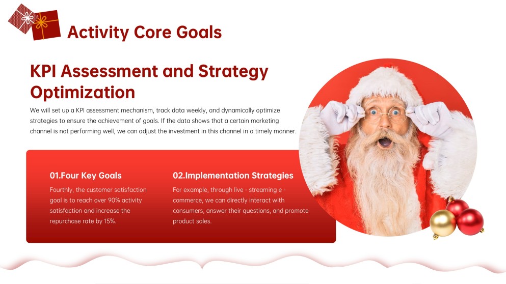 Plantilla de PowerPoint para Presentación de Navidad Adorable