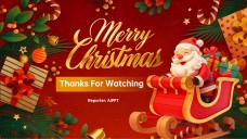 Plantilla de PowerPoint para Presentación de Navidad Adorable