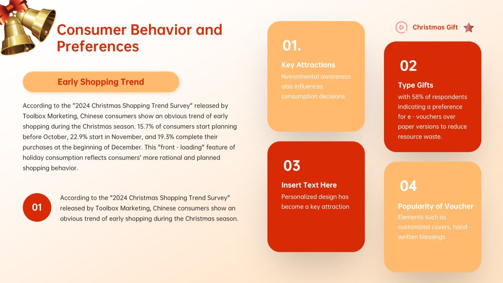 3D Christmas Gift Certificate Template