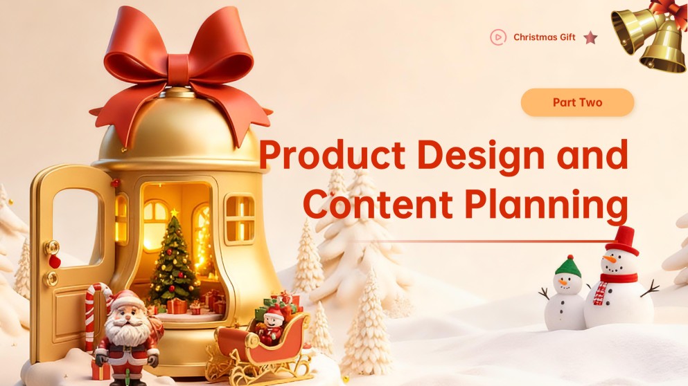 3D Christmas Gift Certificate Template