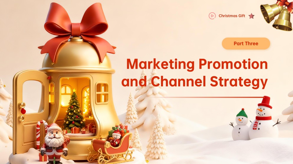 3D Christmas Gift Certificate Template