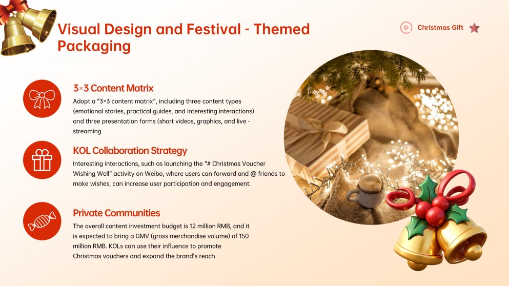 3D Christmas Gift Certificate Template