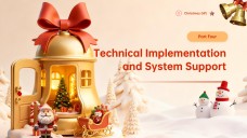 3D Christmas Gift Certificate Template